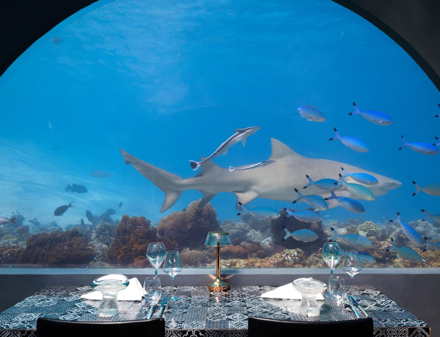 H2O Michelin-starred restaurant Maldives