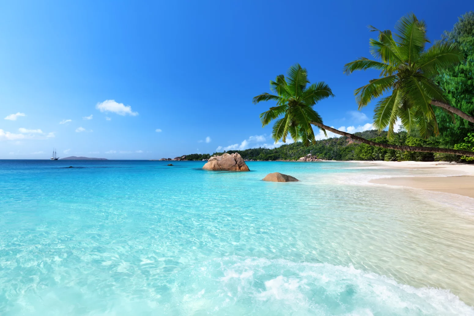 Anse Lazio, Praslin Island