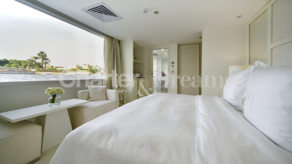 Arax Yacht Nile Egypt, master cabin detail